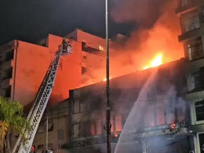Nacional: incndio em pousada de Porto Alegre deixa pelo menos 10 mortos
