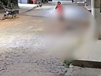 Motociclista arrasta cachorro pela rua em Castelo 
