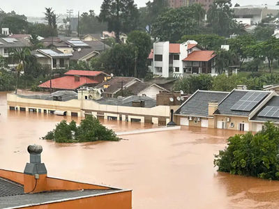 Nacional: chuvas intensas no do trgua no Rio Grande do Sul